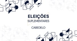 Cabedelo: Justiça Eleitoral e candidatos definem regras de propaganda #PraTodosVerem: Banner oficial das Eleições Suplementares de Cabedelo.