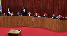 Eleições 2026: TSE aprova sete resoluções que vigorarão no pleito #PraTodosVerem: Plenário do TSE.