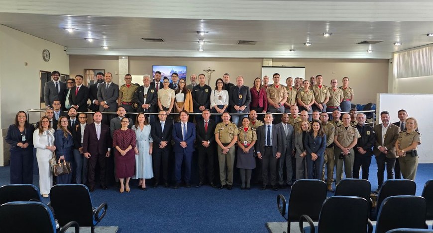 Magistrados(as) de 23 Zonas Eleitorais do estado participaram da 2ª reunião com as forças de seg...
