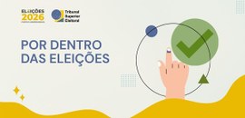 #Pratodosverem: Na fotografia aparece um banner institucional onde lê-se " Por dentro das Eleições"