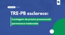 TRE-PB informa: contagem de prazos processuais segue sem alterações