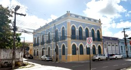 #PraTodosVerem: Na fotografia aparece a fachada do Museu da Justiça Eleitoral, localizado no Cas...