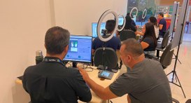 #PraTodosVerem: Na fotografia aparece uma sala de atendimento no Mangabeira Shopping com servido...