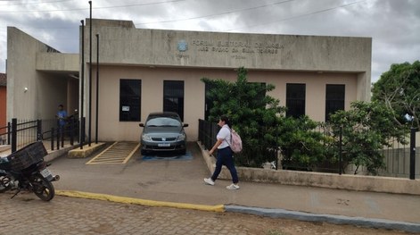 #PraTodosVerem: Na fotografia aparece a fachada de um cartório eleitoral.