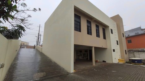 #PraTodosVerem: Na fotografia aparece a fachada de um cartório eleitoral.