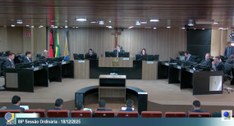 #PraTodosVerem: Captura de tela que mostra a transmissão da 86ª Sessão Ordinária do Tribunal Reg...