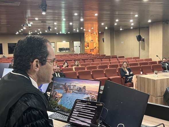 #PraTodosVerem: Na fotografia aparece a Corte do Tribunal Regional Eleitoral da Paraíba.