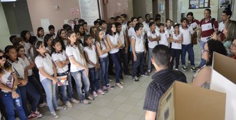 TRE-PB Estudantes de Pedras de Fogo visitam Memorial Estudantes de Pedras de Fogo visitam Memorial e participam de palestra sobre venda do voto