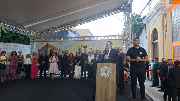 #PraTodosVerem: Na fotografia aparece a inauguração do Museu Eleitoral.