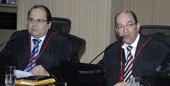 Eduardo José de Carvalho Soares e Rudival Gama do Nascimento, juízes da Corte Eleitoral da Paraíba.