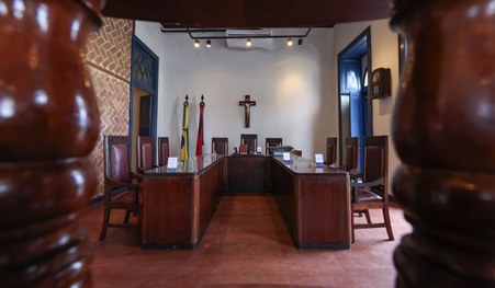 #PraTodosVerem: Na fotografia aparece a inauguração do Museu Eleitoral.