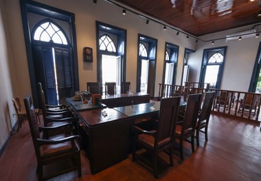 #PraTodosVerem: Na fotografia aparece a inauguração do Museu Eleitoral.