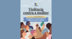 #PraTodosVerem: Card retangular onde aparecem várias mulheres desenhadas e no destaque a express...