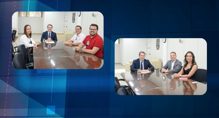 #PraTodosVerem: Fotomontagem com duas fotografias dispostas lado a lado, à esquerda quatro pesso...