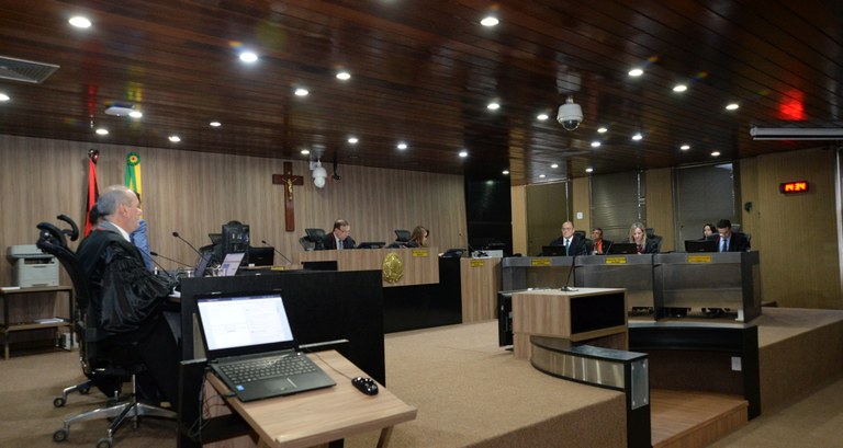 #PreCegoVer: Na fotografia aparece a Corte Eleitoral do Tribunal Regional Eleitoral da Paraíba c...