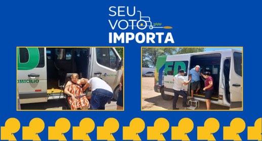 Aqueles eleitores que já solicitaram o serviço no 1° turno, não precisam pedir novamente o trans...