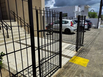 #PraTodosVerem: na fotografia aparece a fachada de um cartório eleitoral.