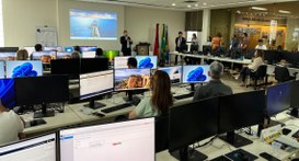 Servidores de tribunais eleitorais de todo o país e representantes do TSE participam, em João Pe...