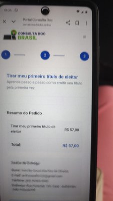 #PraTodosVerem: Na fotografia aparece a tela de um celular.