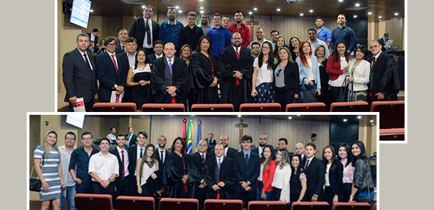 TRE-PB recebe visita de alunos do curso de direito das faculdades FACISA e CESREI de Campina Gra...