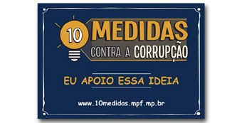 TRE-PB apoia campanha do MPF contra corrupção TRE-PB apoia campanha do MPF que combate a corrupção