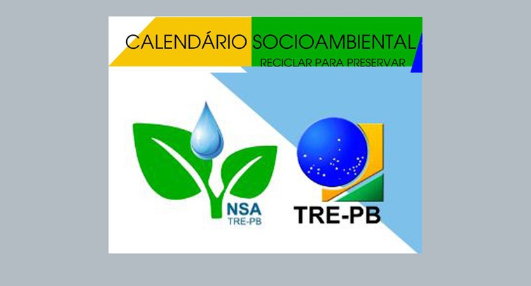 Logotipos do Núcleo Socioambiental e do Tribunal Regional Eleitoral da Paraíba
