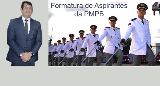TRE-PB aspirantes 2023 #ParaTodosVerem: Painel retangular; à esquerda, um homem em plano médio longo e, à direita, um g...