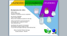 #PraCegoVer #PraTodosVerem: imagem mostra o calendário socioambiental de fevereiro. O calendário...