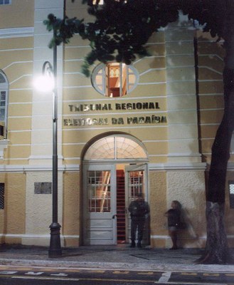 #PraTodosVerem: Na fotografia aparece uma das antigas sedes do Tribunal Regional Eleitoral da Pa...