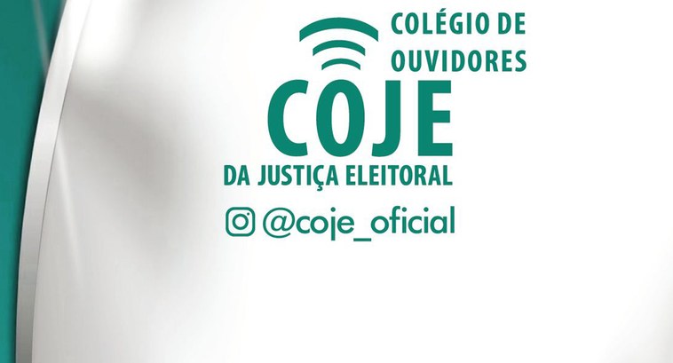 #PraCegoVer: Banner do edital do Colégio de Ouvidores da Justiça Eleitoral.