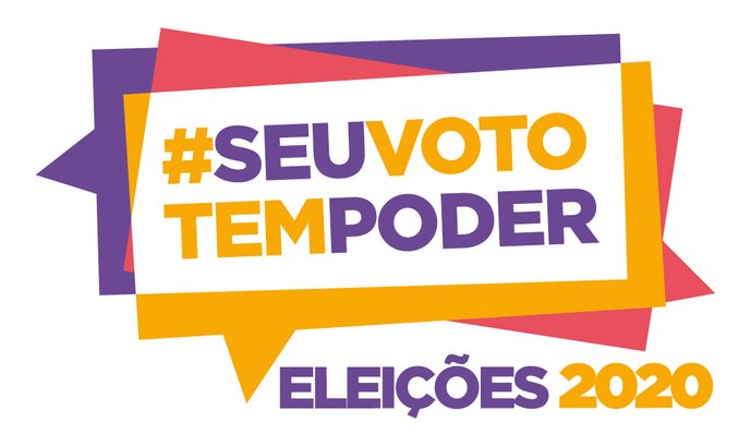 TRE-PB Como justificar o voto após o 1º turno das Eleições #PraCegoVer: Na imagem aparece o logotipo das Eleições 2020 onde se lê “#SEUVOTOTEMPODER – ELEIÇ...