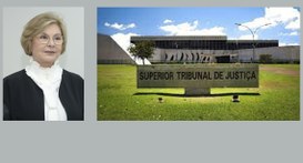 TRE-PB congresso stj #ParaTodosVerem: Painel retangular com fotomontagem de duas fotografias; à esquerda, uma mulher ...