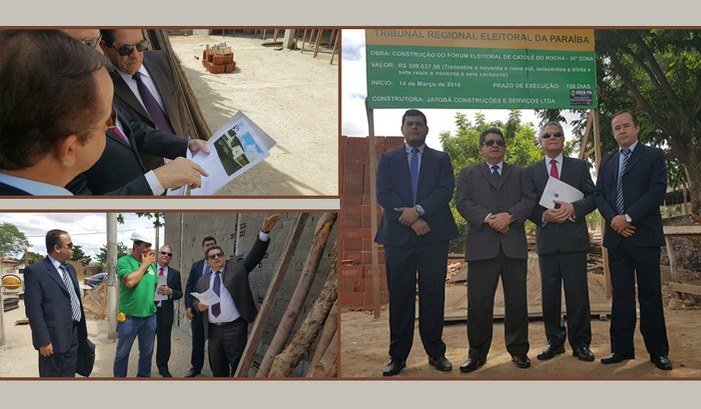 José Aurélio visita canteiro de obra do Fórum Eleitoral da 36ª Zona em Catolé do Rocha