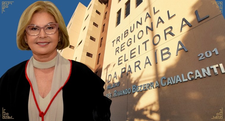 TRE-PB desembargador Fátima Maranhão tomará posse na presidência do TRE À esquerda, a desembargadora Fátima Bezerra Maranhão; à direita, edifício-sede do Tribunal Regio...
