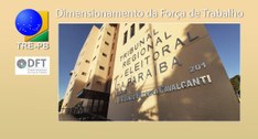 #ParaTodosVerem: Banner do evento, no canto superior esquerdo, logotipos do Dimensionamento da F...