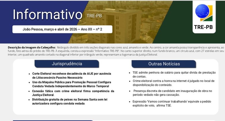 A publicação traz informações referentes a março e abril e oferece acesso facilitado à jurisprud...