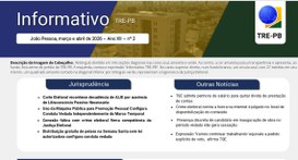 A publicação traz informações referentes a março e abril e oferece acesso facilitado à jurisprud...