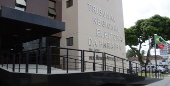 Frontispício do Tribunal Regional Eleitoral da Paraíba.