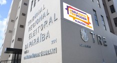 #PraCegoVer: Fachada do edifício-sede do Tribunal Eleitoral.
