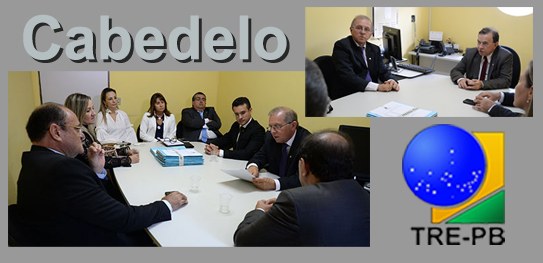 Presidente do TRE-PB faz visita institucional ao Juiz Eleitoral de Cabedelo