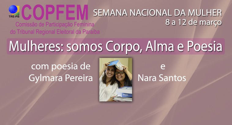 TRE-PB homenagem às mulheres Banner do evento