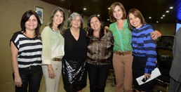 Arlene Costa, Gylmara Pereira, juíza Helena Alves, Eliane Coutinho, Ana Karla Farias e Alexandra...