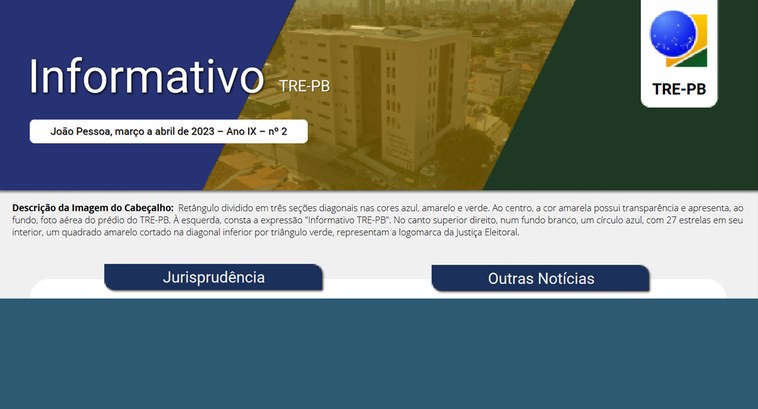 #ParaTodosVerem: Painel retangular com imagem do informativo.