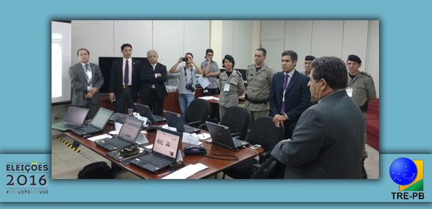 TRE-PB instala Centro de Comando Desembargador José Aurélio instala Centro de Comando de Controle no TRE-PB