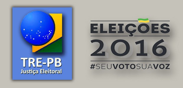TRE-PB logomarca eleições 2016 TRE-PB logomarca eleições 2016