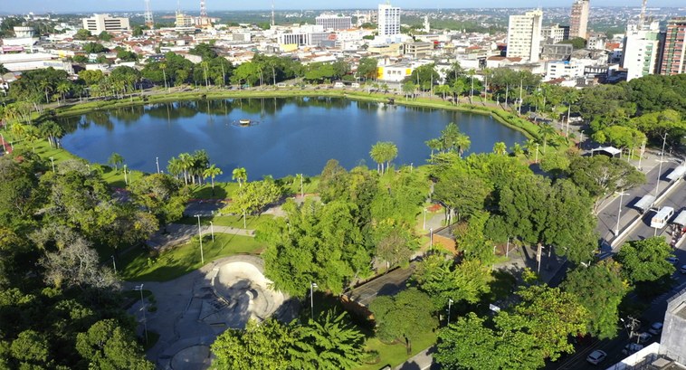 Parque Solon de Lucena tomada aérea.