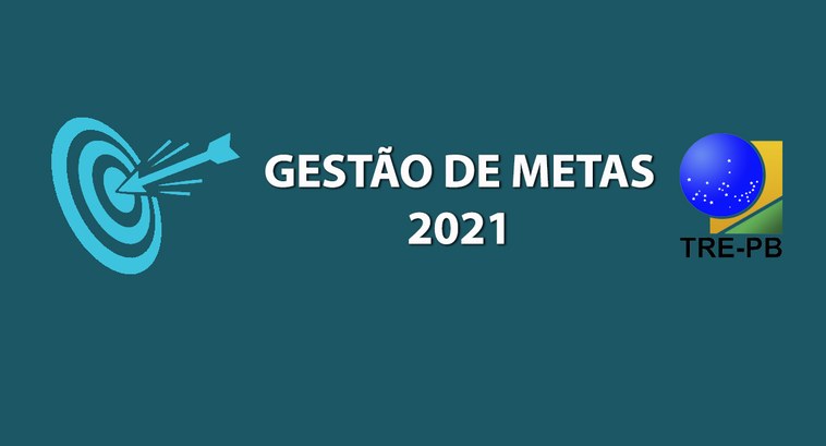 TRE-PB metas #PraCegoVer: Banner do evento