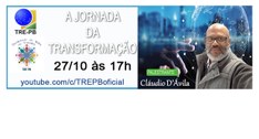 #ParaTodosVerem: Banner da palestra traz no canto direito central a fotografia do palestrante Cl...