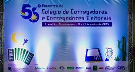 #PraTodosVerem: Na fotografia aparece o banner oficial do evento.