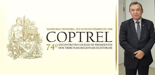 TRE-PB participa do 74º COPTREL em Alagoas Desembargador Carlos Beltrão Filho participa do 74ª COPTREL em Alagoas